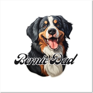 Bernese Mountain Dog Dad T-Shirt - Dog Lover Gift, Pet Parent Appare Posters and Art